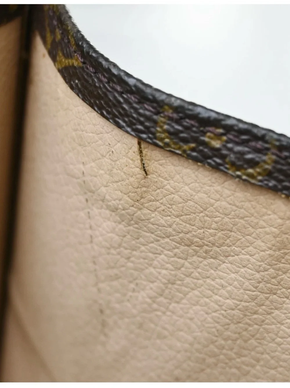 Authentic Louis Vuitton Shopping Sac plat discontinued bag